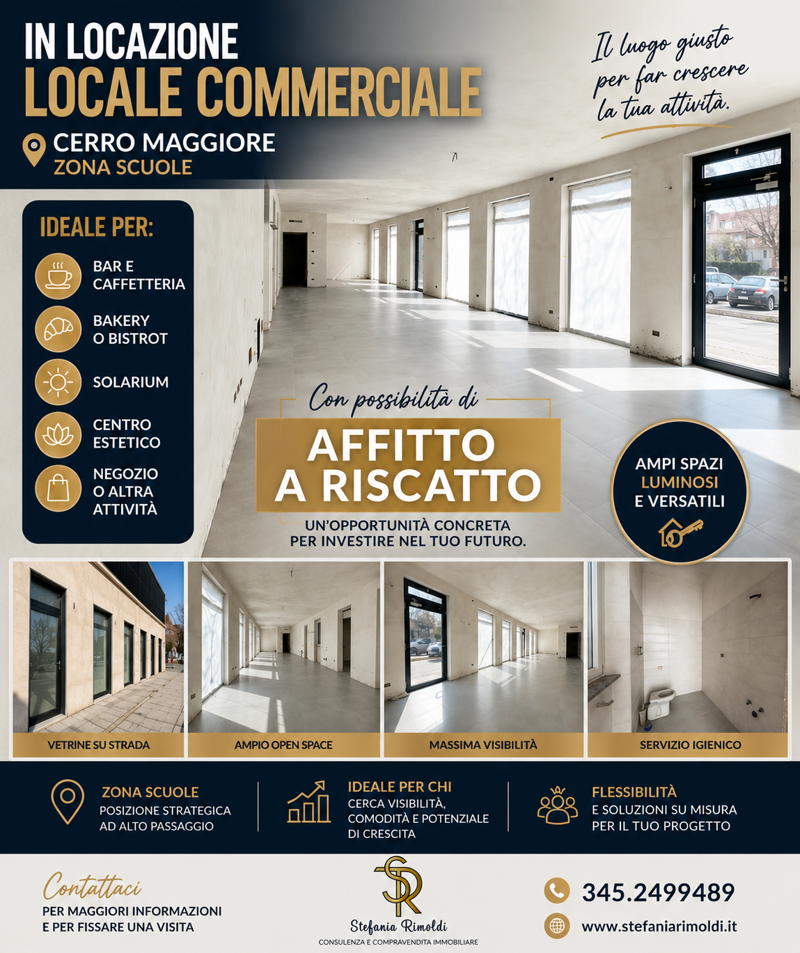 NUOVO LOCALE COMMERCIALE IN CERRO MAGGIORE